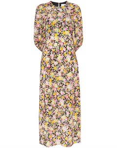 Платье миди Psychedelic Meadow с цветочным принтом Les reveries