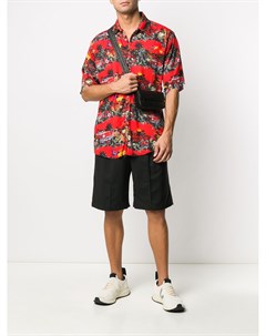 Рубашка с короткими рукавами и эффектом градиента Mauna kea