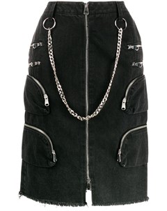 Джинсовая юбка с цепочкой Faith connexion