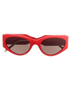 Солнцезащитные очки в массивной оправе Salvatore ferragamo eyewear