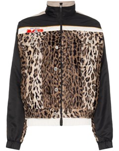 Спортивная куртка с леопардовым принтом Martine rose