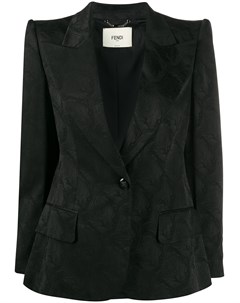 Пиджак со структурированными плечами Fendi