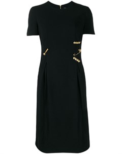 Платье с декоративными булавками Versace