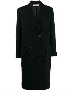 Двубортное фактурное пальто Marni