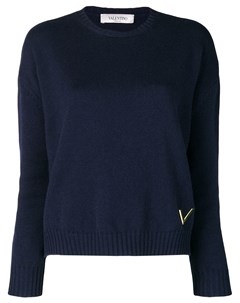 Кашемировый свитер с круглым вырезом Valentino