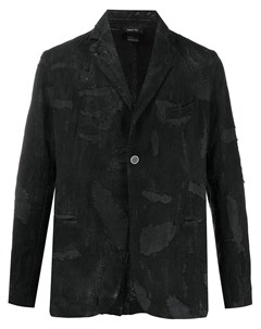 Однобортный пиджак с эффектом потертости Avant toi