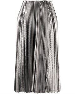 Плиссированная юбка с эффектом металлик Balenciaga