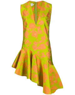 Платье асимметричного кроя с цветочным принтом Marques almeida