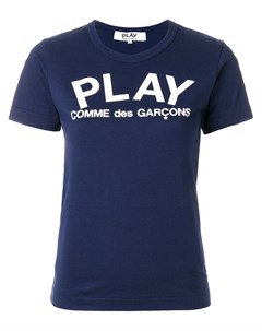 Футболка кроя слим с логотипом Comme des garcons play