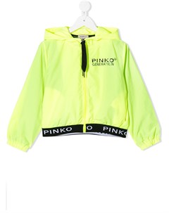 Непромокаемая куртка с логотипом Pinko kids