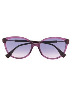 Солнцезащитные очки в овальной оправе Fendi eyewear