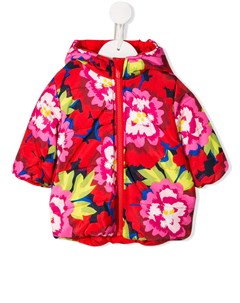 Куртка с капюшоном и цветочным принтом Kenzo kids