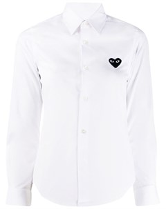 Рубашка с длинными рукавами и логотипом Comme des garcons play