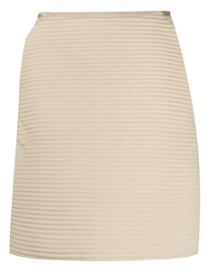 Трикотажная юбка 2000 х годов в рубчик Gianfranco ferre pre-owned