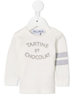 Джемпер с круглым вырезом и логотипом Tartine et chocolat
