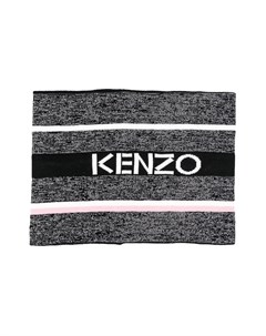 Трикотажный шарф с логотипом Kenzo kids