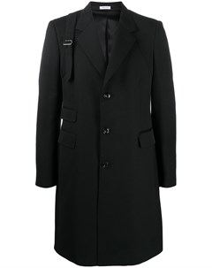 Однобортное пальто Alexander mcqueen