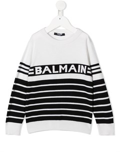 Свитер с логотипом Balmain kids