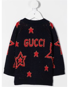 Трикотажный кардиган с логотипом Gucci kids