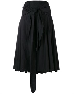 Плиссированная юбка с завязкой на поясе Dries van noten pre-owned