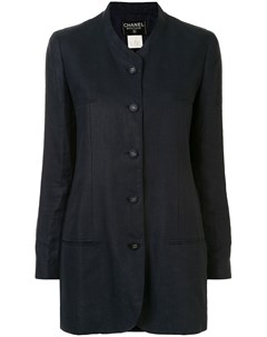 Пальто с V образным вырезом Chanel pre-owned