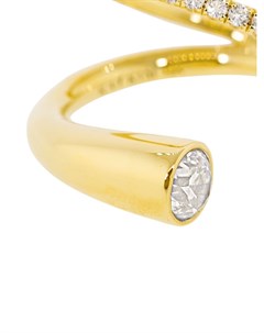 Золотое кольцо Grande Crescendo Flare с бриллиантами Kat kim