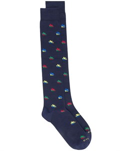 Жаккардовые носки с логотипом Etro