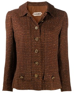 Куртка рубашка с геометричным принтом Chanel pre-owned