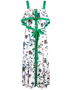 Платье макси на бретелях с цветочным принтом Derek lam 10 crosby