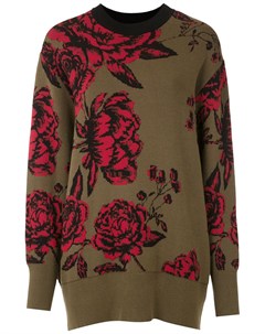 Жаккардовый свитер с цветочным узором Osklen