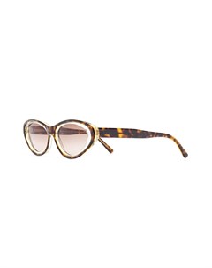 Солнцезащитные очки 1990 х годов в оправе кошачий глаз черепаховой расцветки Prada pre-owned