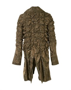 Двубортное пальто с драпировкой Comme des garçons pre-owned