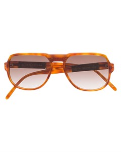 Солнцезащитные очки авиаторы 1980 х годов черепаховой расцветки Givenchy pre-owned