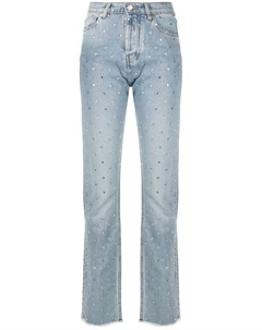 Декорированные джинсы кроя слим с завышенной талией Alexandre vauthier