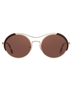 Солнцезащитные очки в круглой оправе Prada eyewear