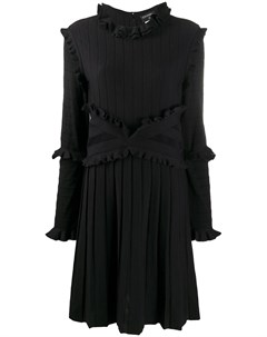 Плиссированное платье 2010 х годов с оборками Chanel pre-owned