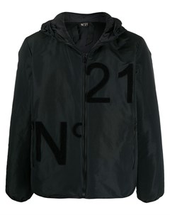 Куртка с капюшоном и логотипом No21