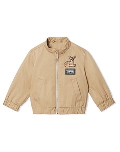 Бомбер с нашивкой Deer Burberry kids