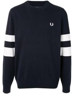 Пуловер с полосками и логотипом Fred perry