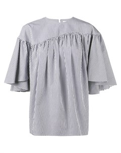 Полосатая блузка с присборенной отделкой A.w.a.k.e. mode