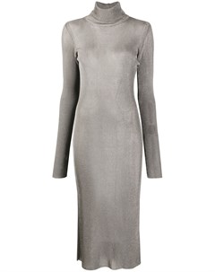 Платье с эффектом металлик Mugler