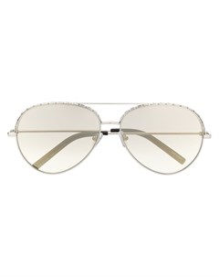 Декорированные солнцезащитные очки авиаторы Matthew williamson