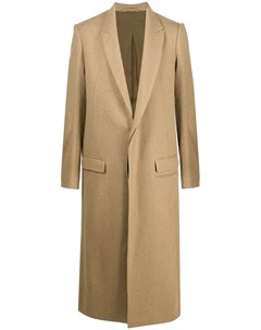 Длинное однобортное пальто Haider ackermann