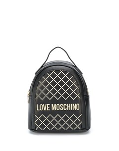 Рюкзак с заклепками и логотипом Love moschino