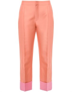 Укороченные двухцветные брюки Dice kayek