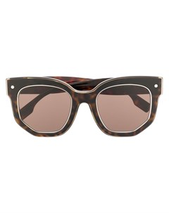 Солнцезащитные очки в оправе кошачий глаз черепаховой расцветки Burberry eyewear