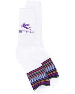 Полосатые носки с логотипом Etro