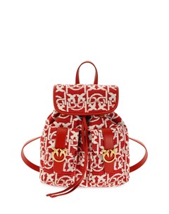 Плетеный рюкзак с логотипом Pinko