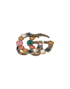 Двойное кольцо 2019 го года с логотипом GG Gucci pre-owned