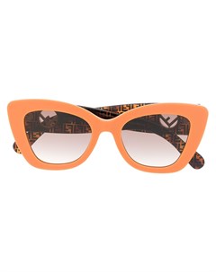 Солнцезащитные очки в оправе кошачий глаз с монограммой Fendi eyewear